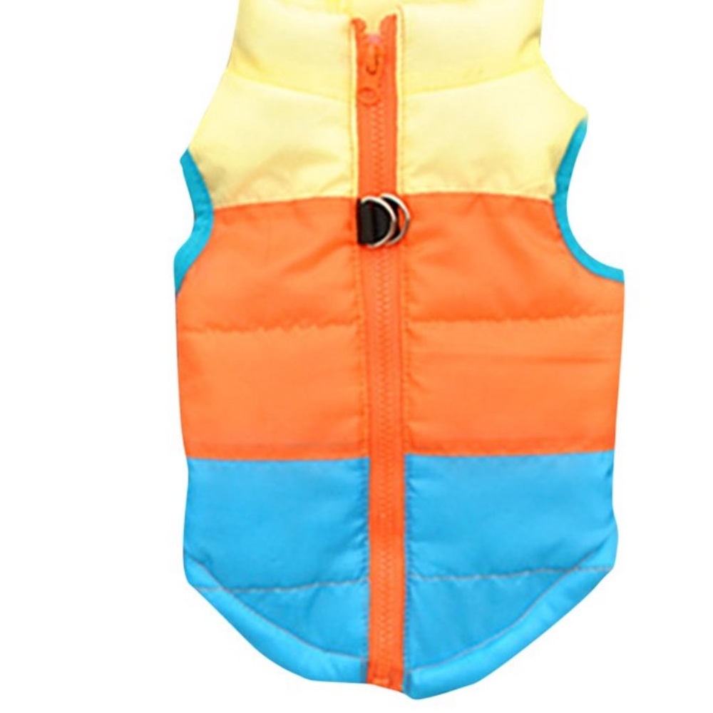 Winter Puppy Dog Vest In Three Fight Sky Blue||M